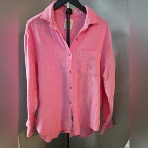 C&C California Vibrant Pink Shirt